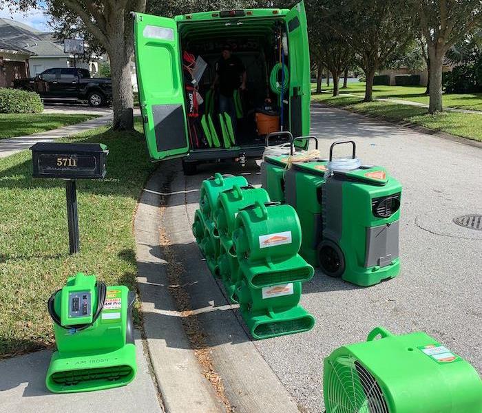 SERVPRO Equipment and vehicle