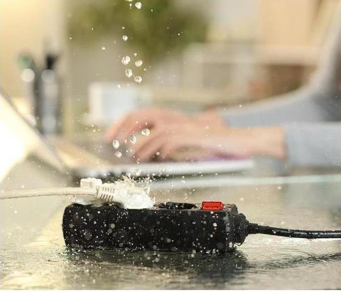 Water on Electrical Plug